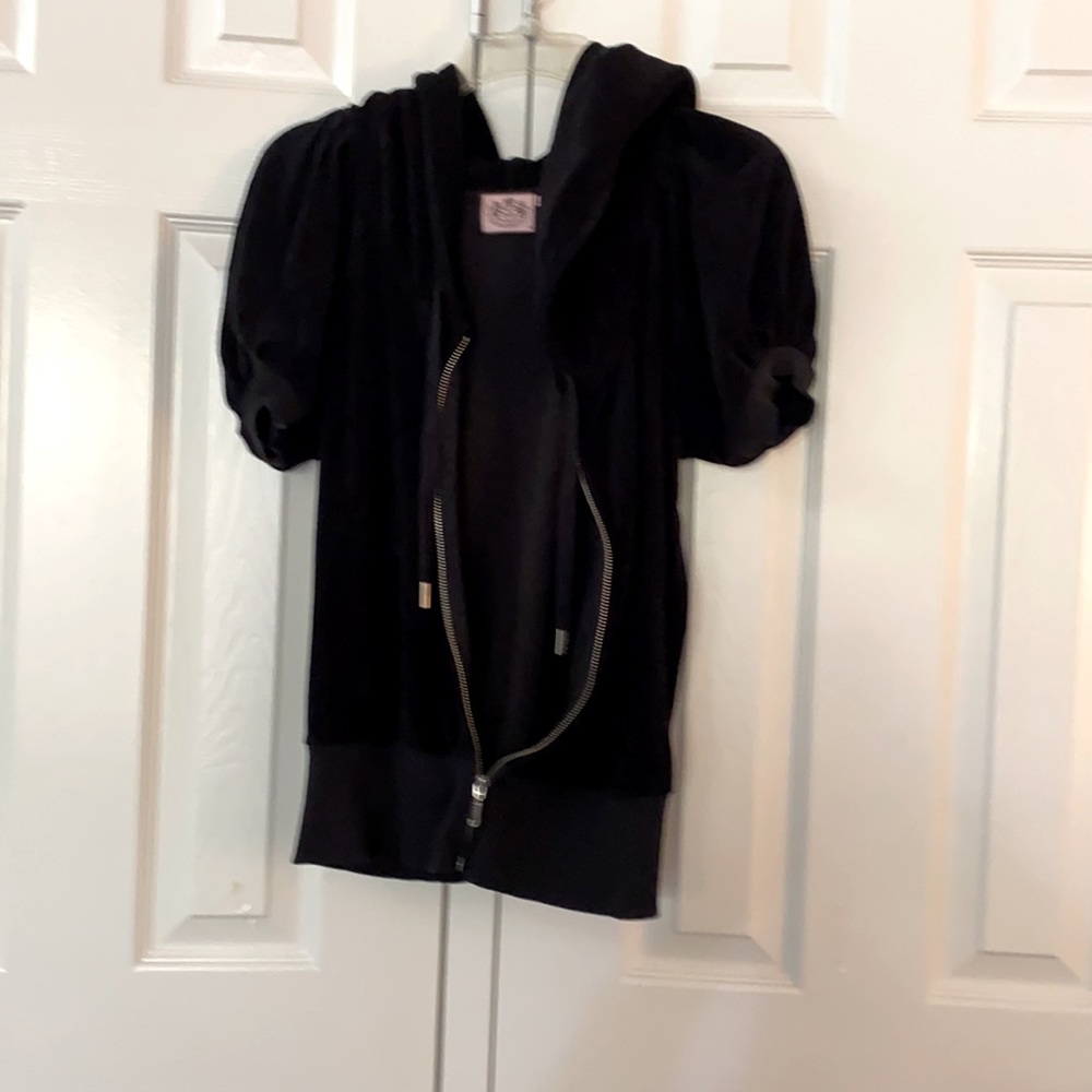 Cute Juicy Couture terry summer jacket with hood.